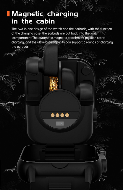 Hepu - 2-in-1 Smart Watch