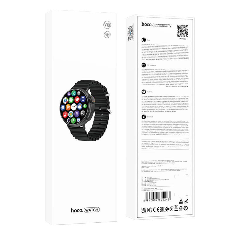 Hoco - Waterproof Smart Watch (Y18) ©