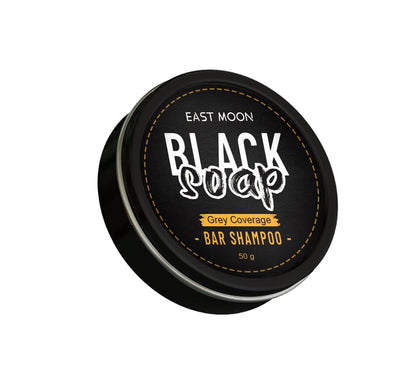 EAST MOON - Black Soap Bar Shampoo (Original)