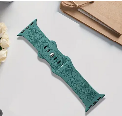 Designer Silicone Watch Strap