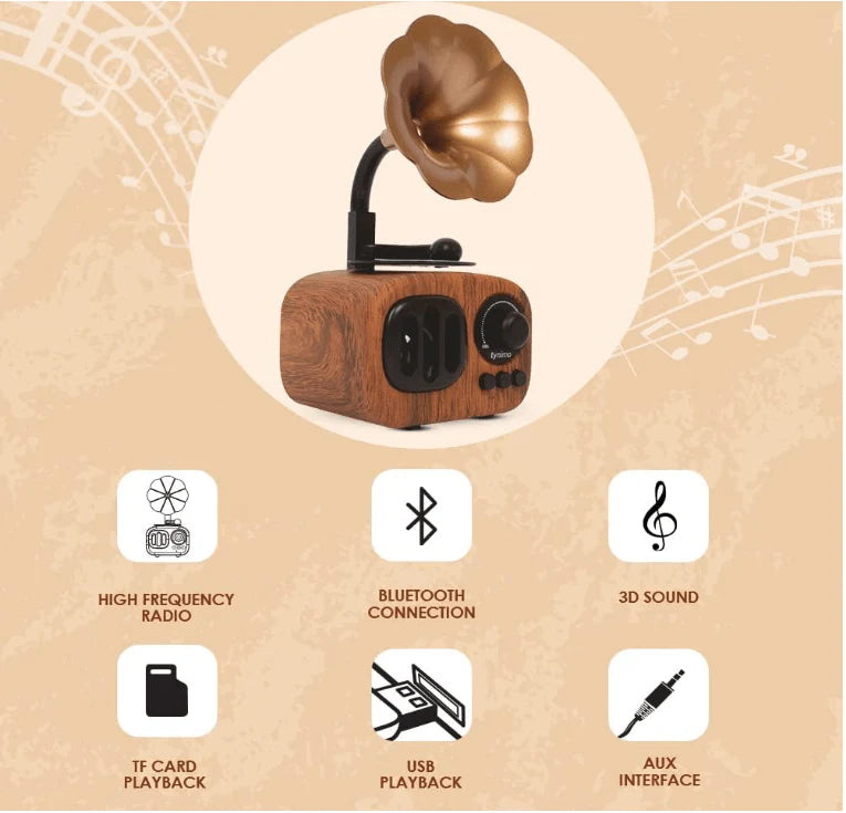 Classic Retro Style Wireless Speaker