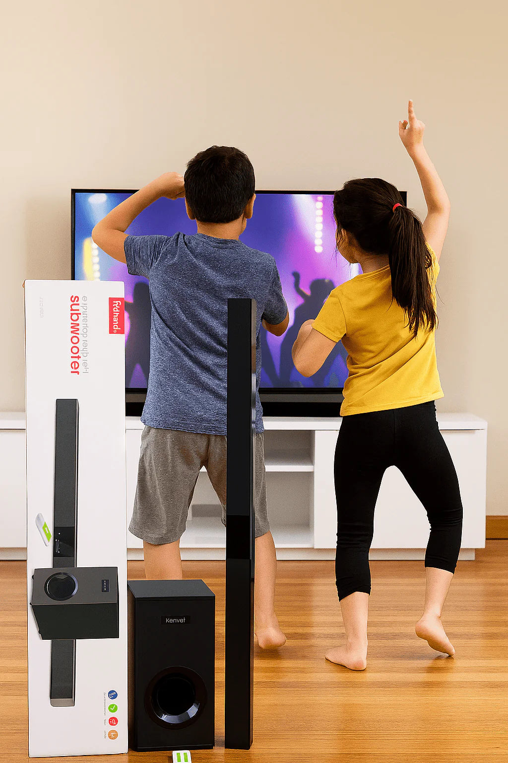 KBroad - Cinema Soundbar & Subwoofer Set