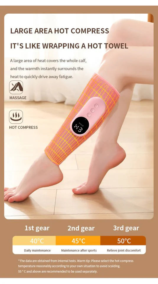 Portable & Adjustable Compression Leg Massager