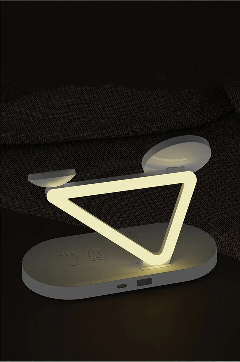 Wireless Charger Magnetic Suction Earphone Watch Fast