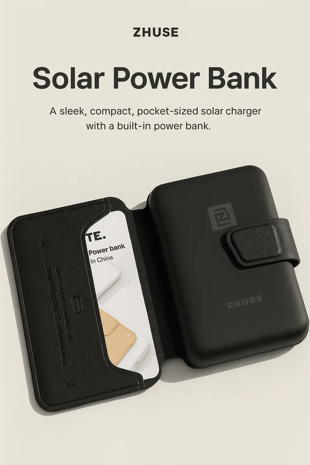 ZHUOSE - Card Bag Wireless Power Bank